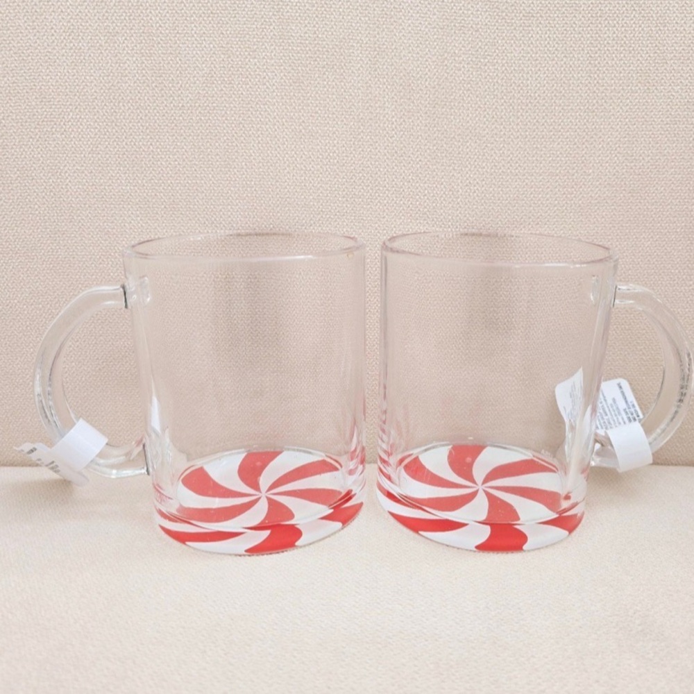 Target Glass Peppermint Mug Set